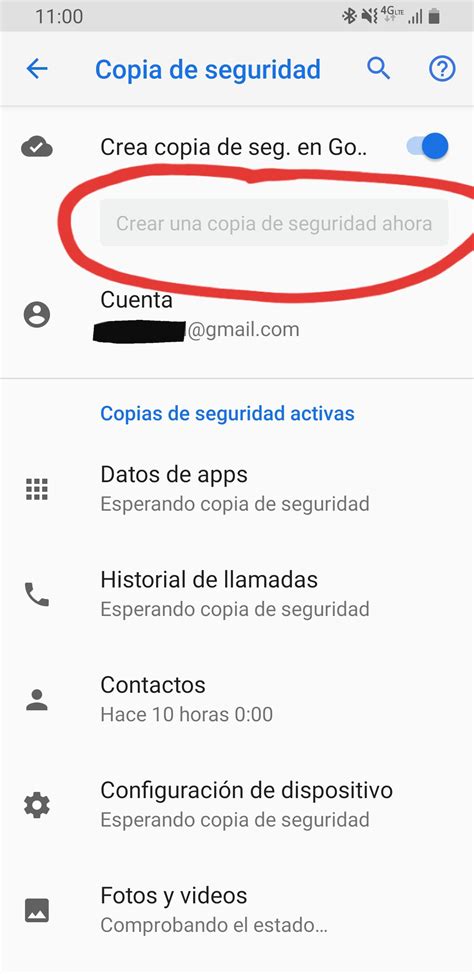 google drive copias de seguridad crear